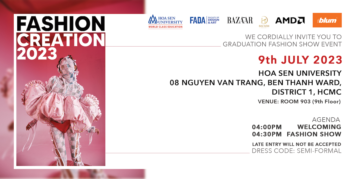 Fashion Creation 2023: Tôn vinh tài năng sáng tạo của sinh viên Hoa Sen