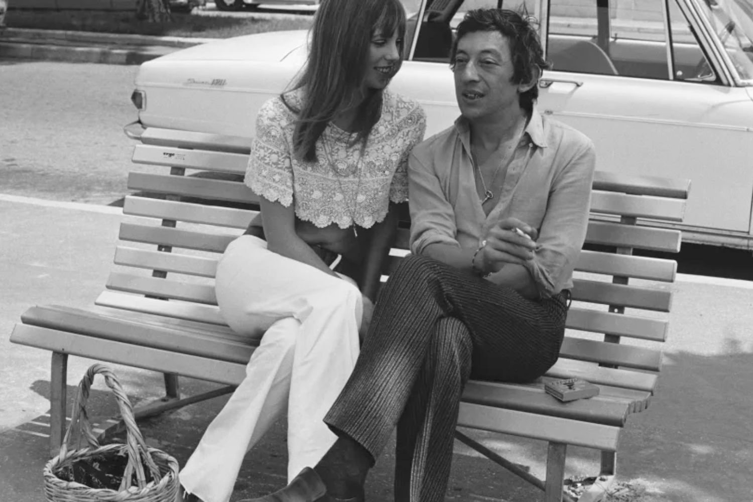 Jane Birkin và Gainsbourg vào năm 1970.