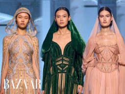 Elie Saab Haute Couture Thu Đông 2023 tìm cảm hứng từ thời kỳ Trung Cổ