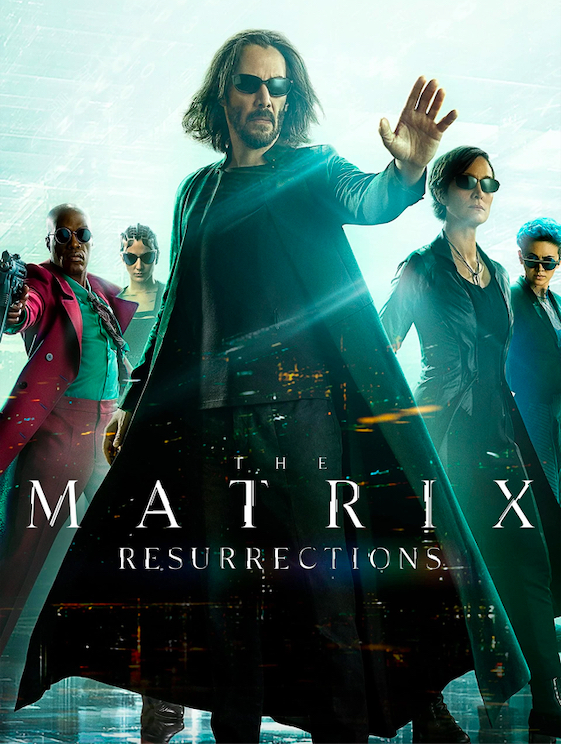 Keanu Reeves movie Matrix 1, 2, 3, 4 - Matrix (1999 - 2021)