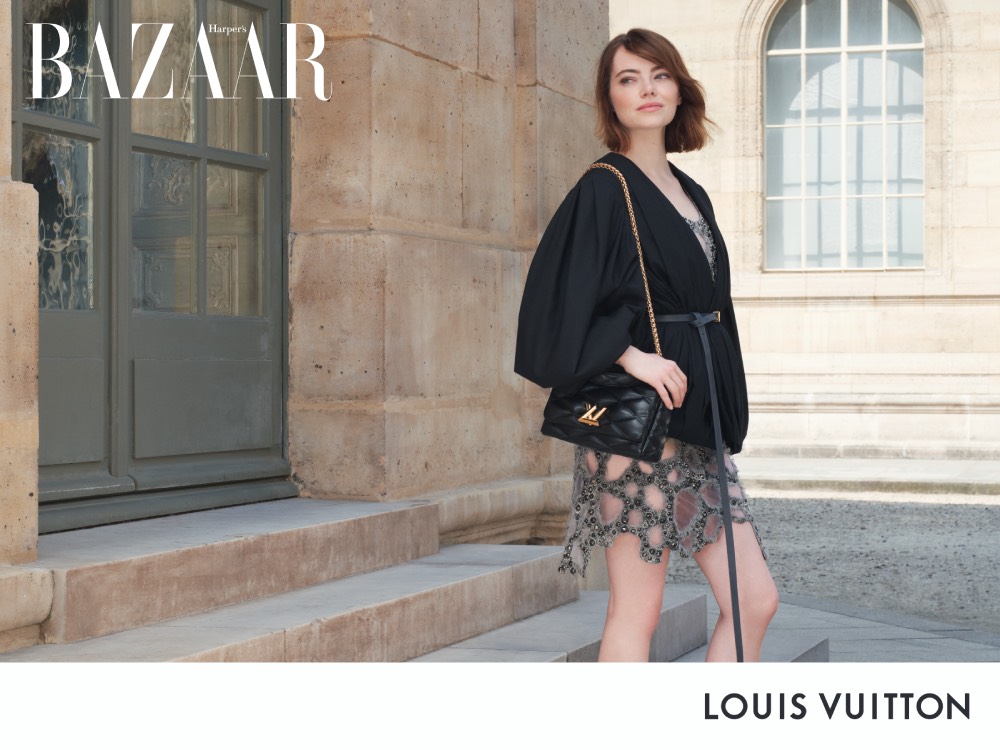 Emma Stone nàng thơ nước Pháp của Louis Vuitton mùa Thu Đông 2023