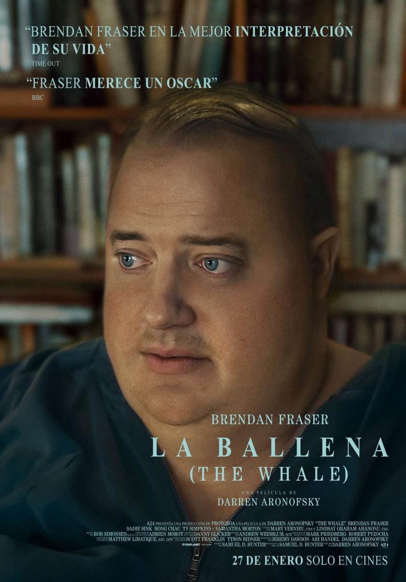 Giải Oscar cho Nam diễn viên chính xuất sắc nhất: Brendan Fraser phim Cá voi - The Whale (2022)