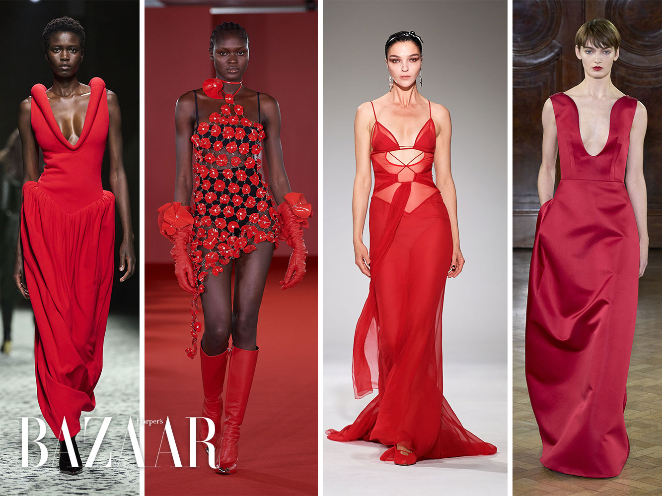 Màu sắc dẫn đầu xu hướng thời trang Thu Đông 2023: Sắc đỏ kiều diễm