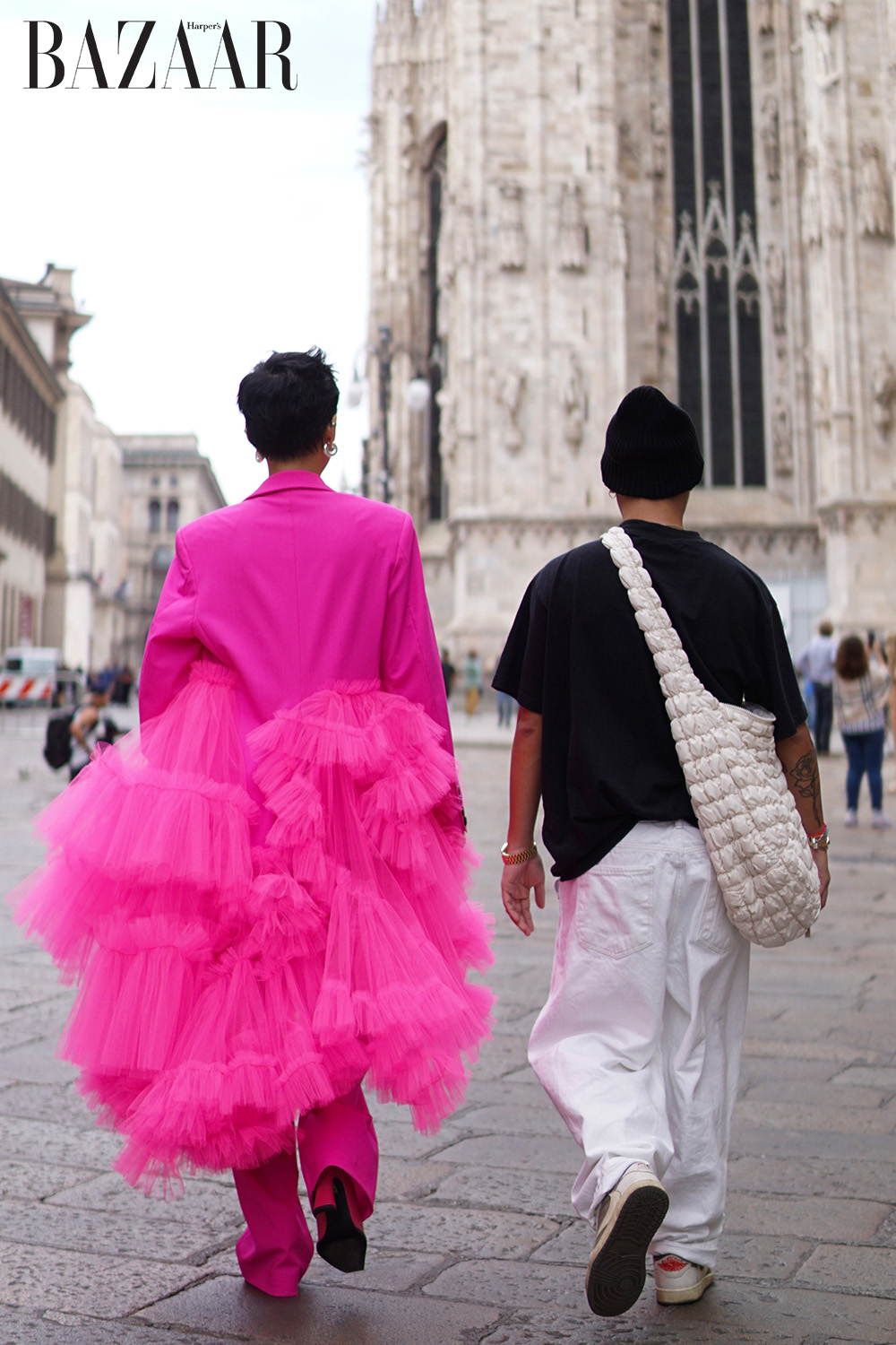 Harper's Bazaar_Cô Em Trendy Khánh Linh tham dự Milan Fashion Week_02