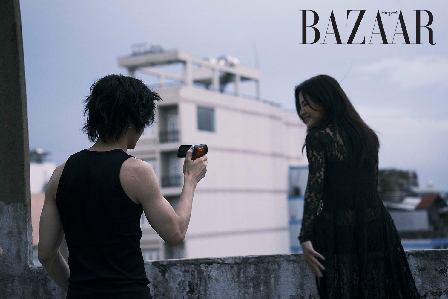 Harper's Bazaar_Denis Đặng khóa môi Hà Nhi trong MV mới_07