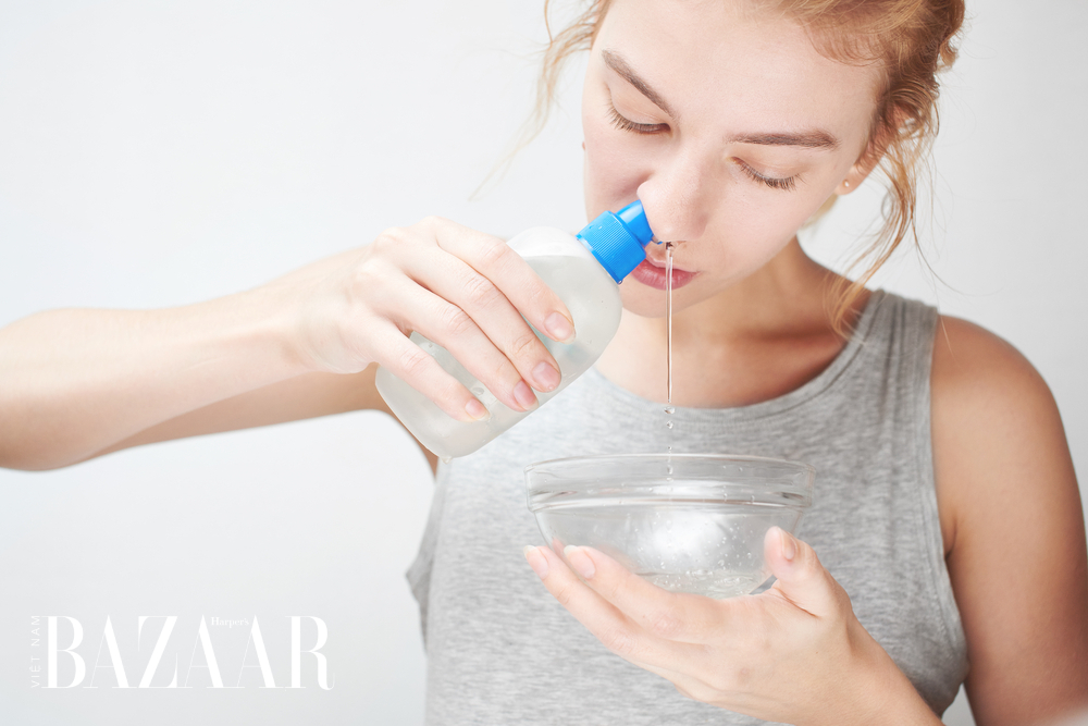4 tác hại của việc rửa mũi bằng nước muối bạn có thể chưa biết