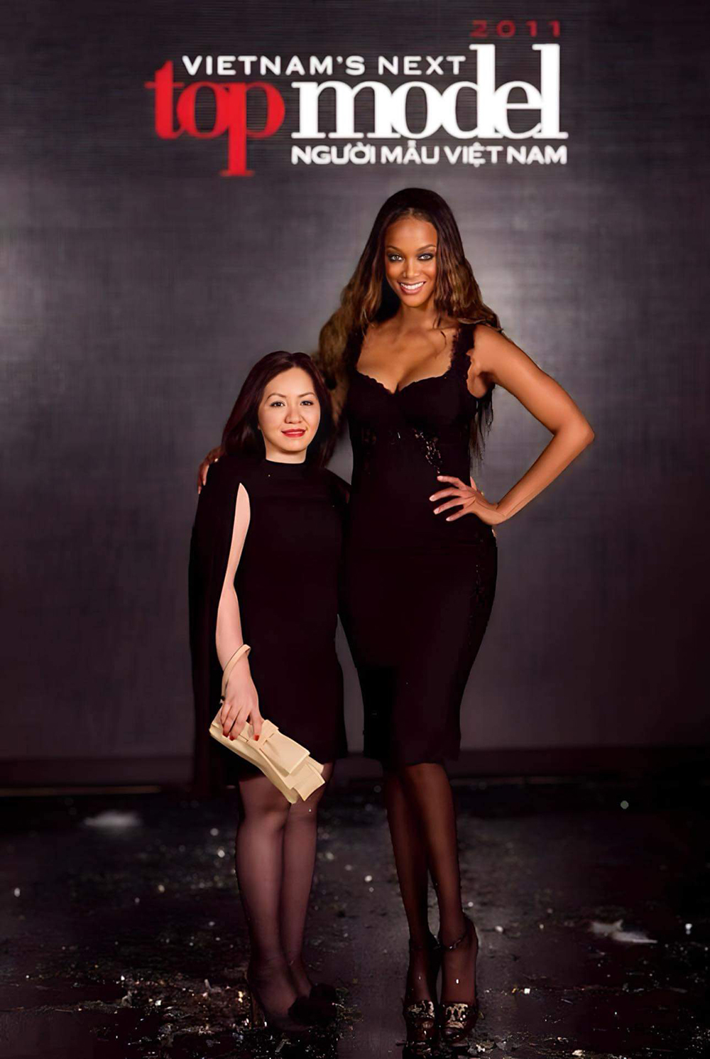 Bà Trang Lê cùng Siêu mẫu Tyra Banks - mẹ đẻ của American's Next Top Model 