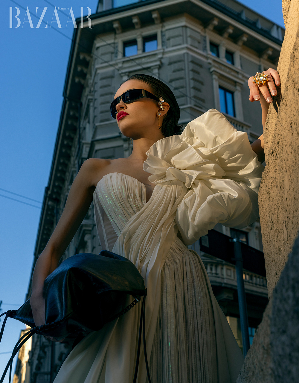 Model Uliana Grashchenkova in Milan. Photographer: Domenico Donadio 5.