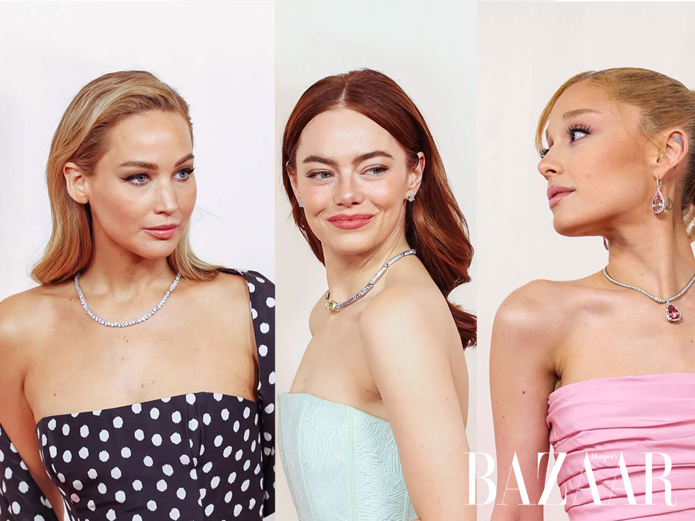 xu hướng làm đẹp Oscars 2024