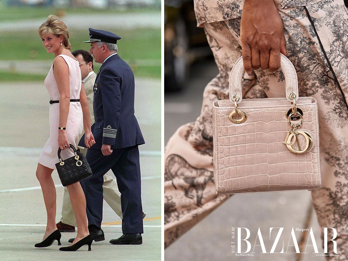 Cố công nương Diana và chiếc túi yêu thích nay đã mang tên bà: Lady Dior 