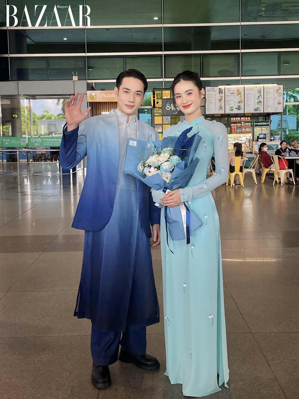 Võ Minh Toại, thí sinh tham dự cuộc thi Mr World 2024 bên Miss World Vietnam 2023 Ý Nhi