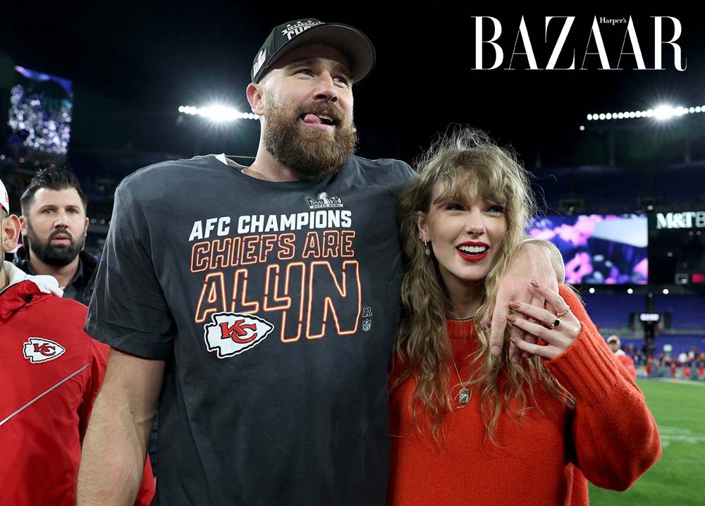 Hiệu ứng Taylor Swift" đẩy mạnh truyền thông cho Travis Kelce | Harper's Bazaar Việt Nam