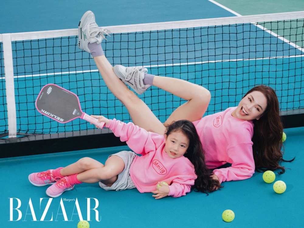 thời trang Pickleball, mẹ con Trà Ngọc Hằng, ava