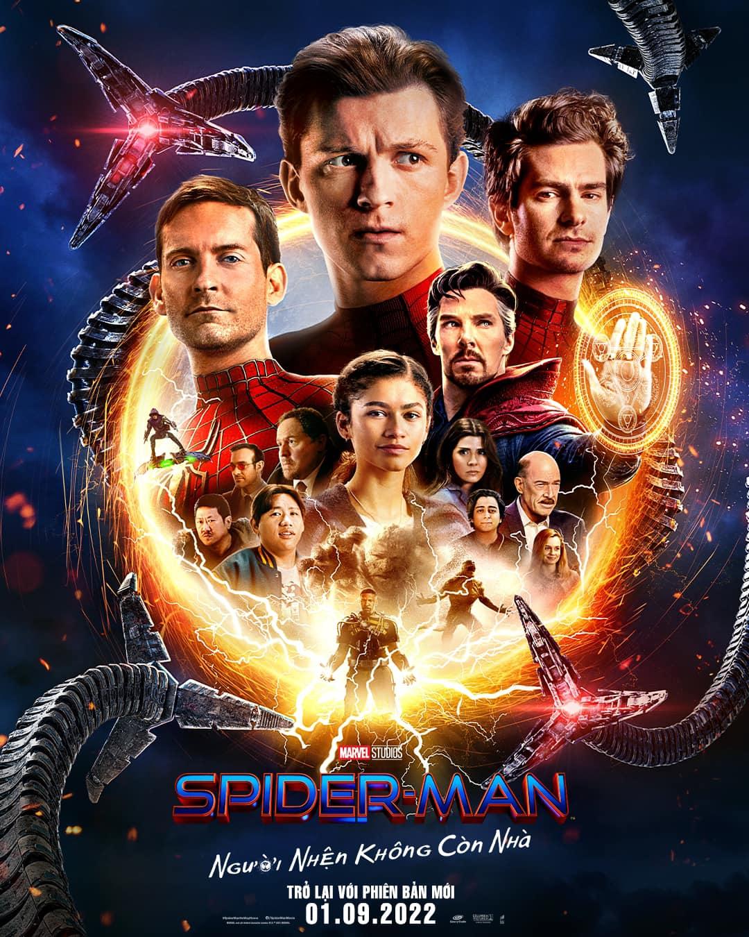 Các tập phim có sự tham gia của Tobey Maguire: Người Nhện: Không còn nhà – Spider-Man: No way home (2021)