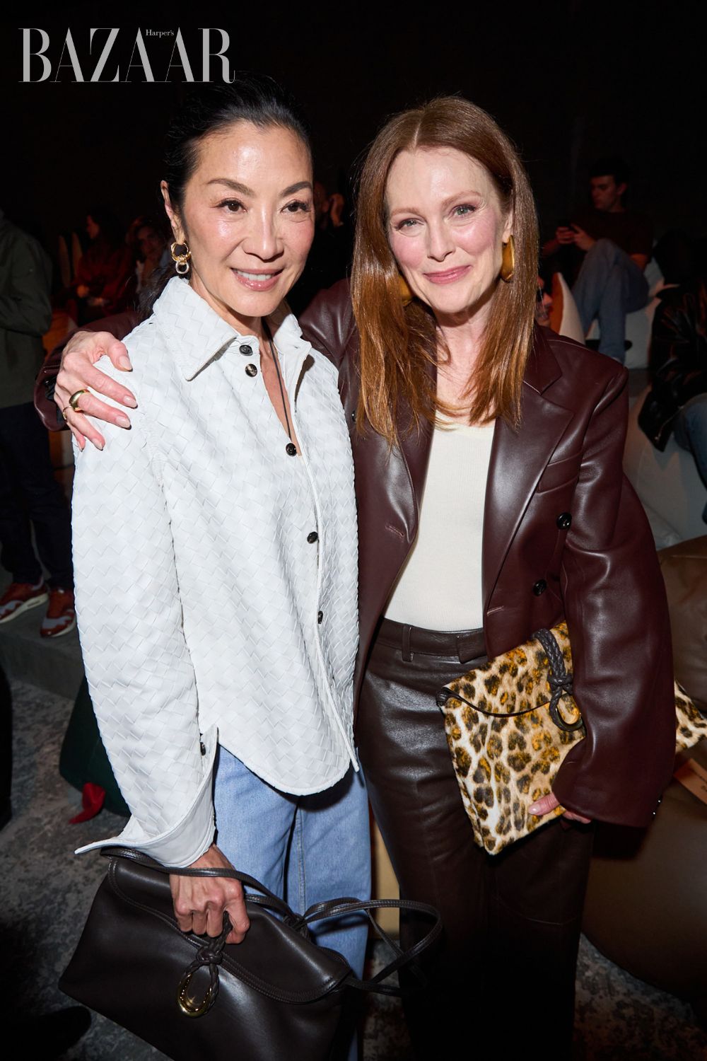 BZVN-Julianne-Moore-Michelle-Yeoh-Veneta-SS25-front-row