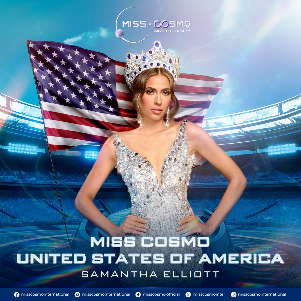 Miss Cosmo United States of America - Samantha Elliott