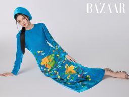 HA LINH THU Pre-Fall 2024: Chiều sâu của sắc xanh ngọc lam