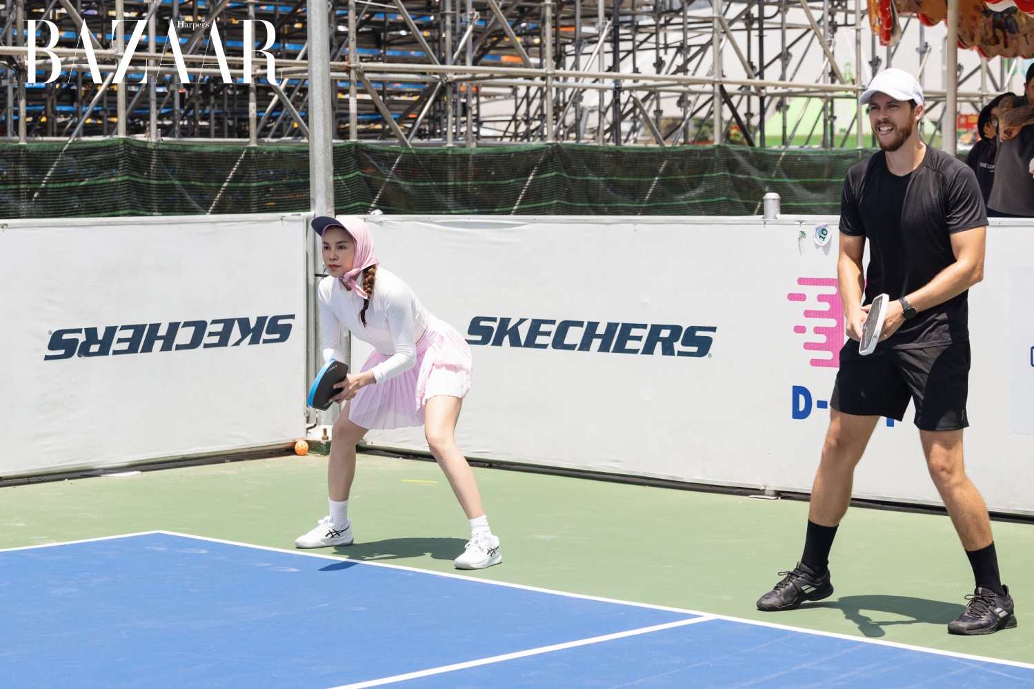 Cô là người kiên trì, đam mê với Pickleball. 