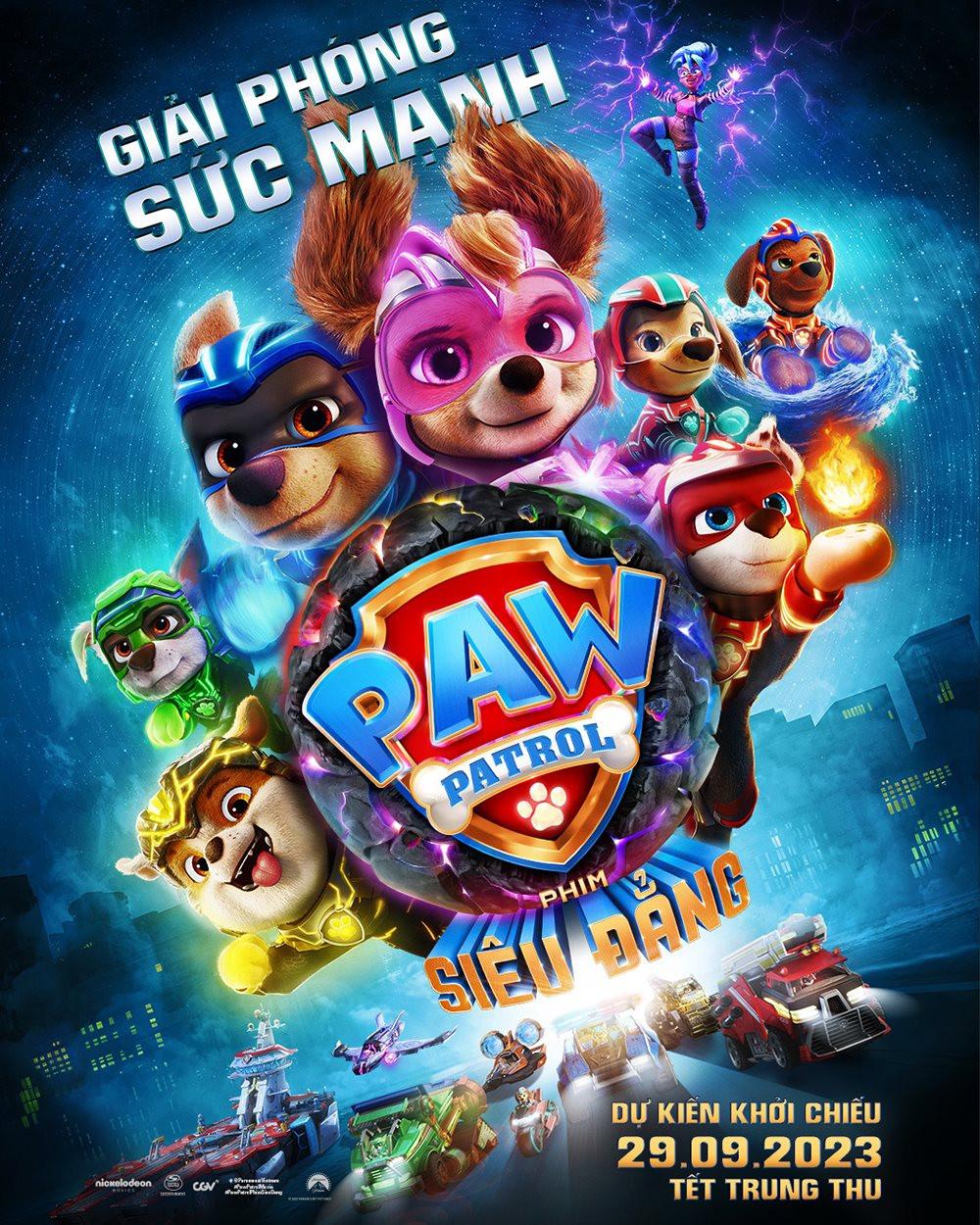 Đội tuần tra PAW: Bộ phim tuyệt vời – PAW Patrol: The mighty movie (2023)