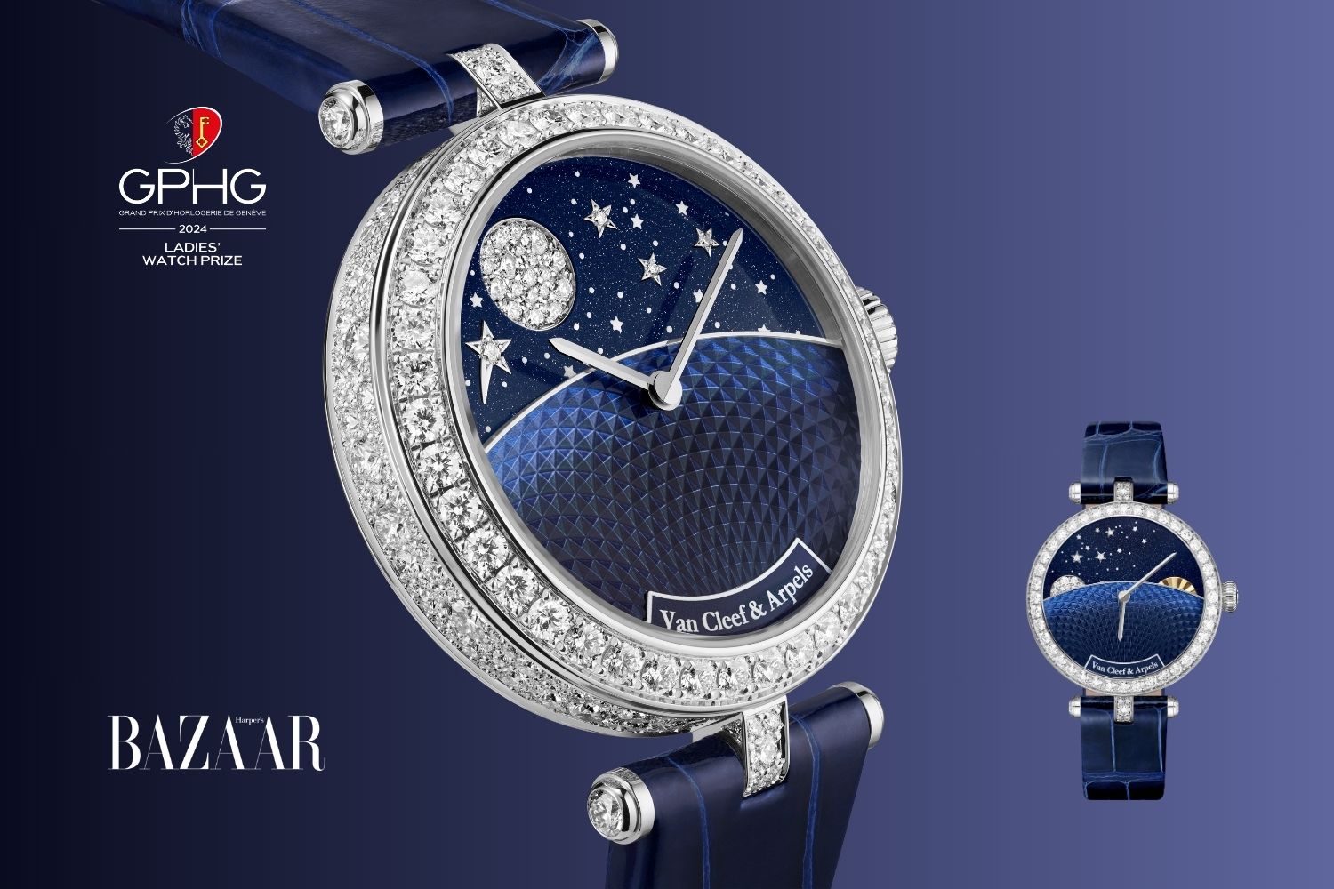 Đồng hồ Lady Jour Nuit của Van Cleef & Arpels đoạt giải thiết kế đồng hồ nữ tại GPHG 2024