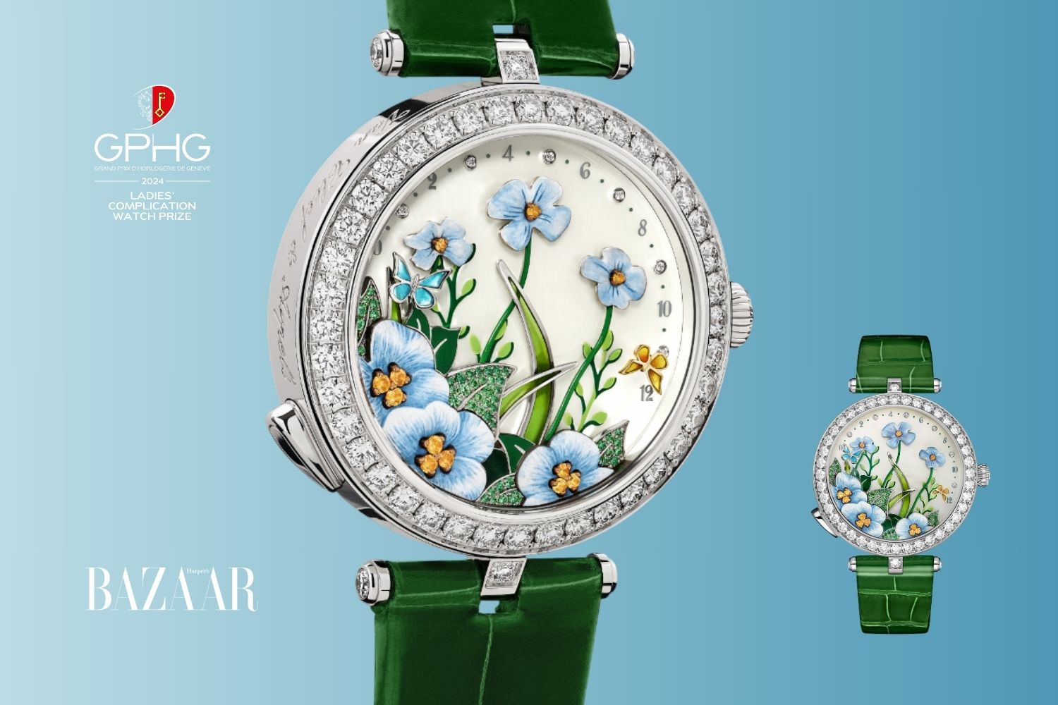 Đồng hồ Lady Arpels Brise d’Été của Van Cleef & Arpels đoạt giải thiết kế đồng hồ nữ tinh xảo tại GPHG 2024