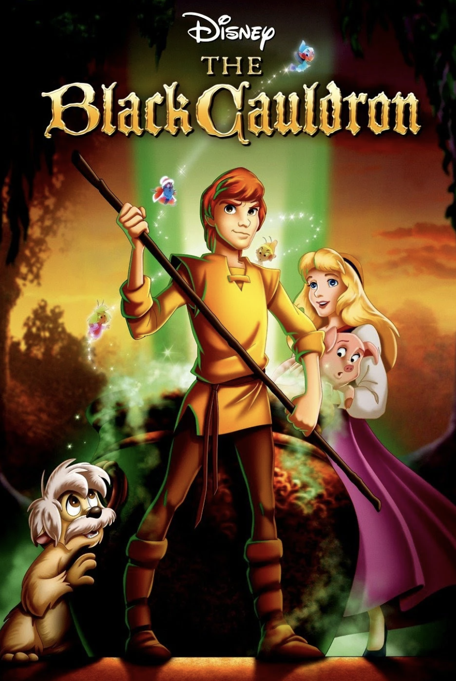 Phim hoạt hình kinh dị: Vạc dầu đen – The black cauldron (1985)