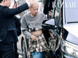 Rosé (BLACKPINK) mang đến một phiên bản mới của Skirts-Over-Pants theo phong cách Punk