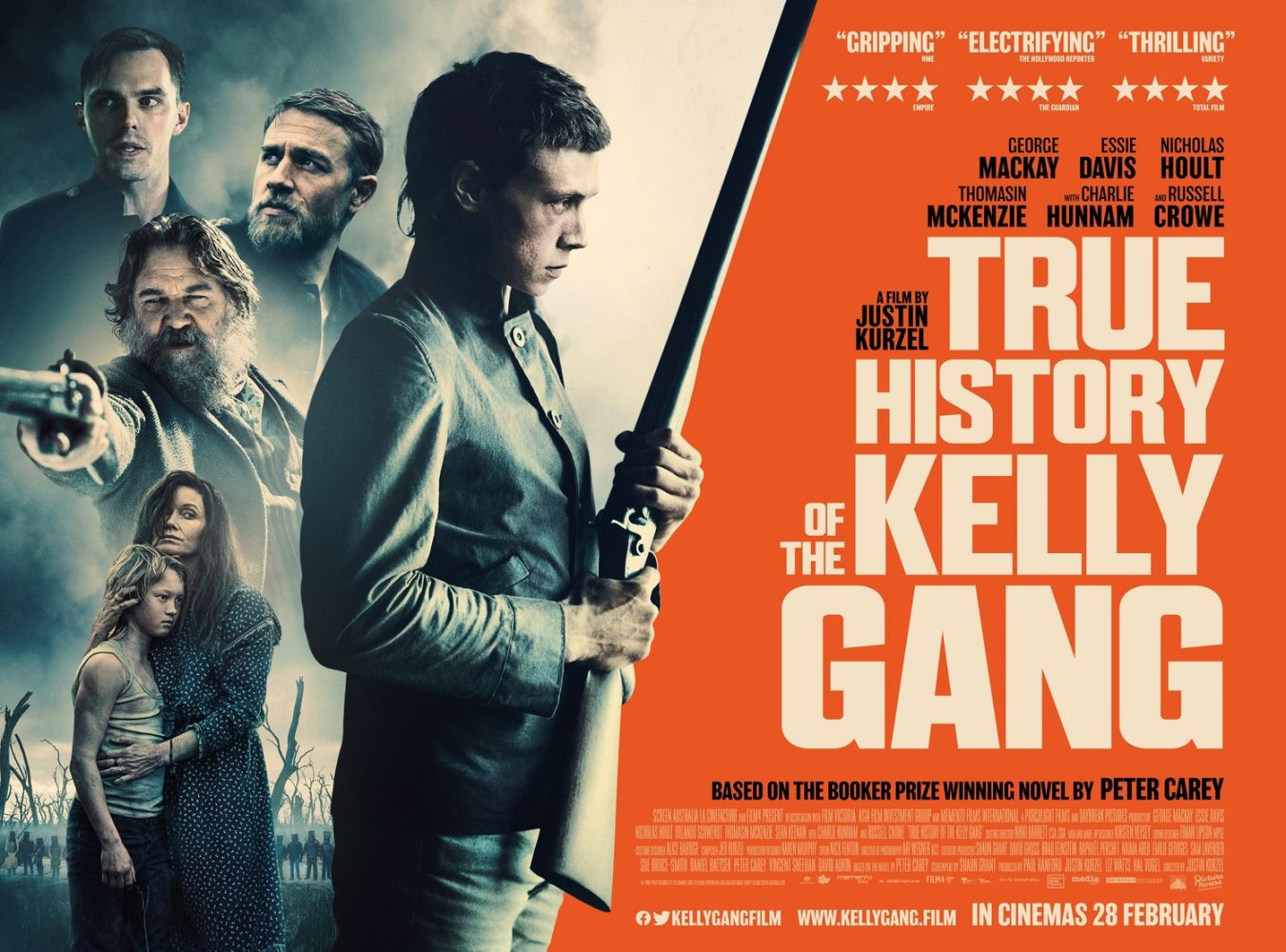 Các phim và chương trình truyền hình có sự tham gia của Nicholas Hoult: True history of the Kelly Gang (2019)