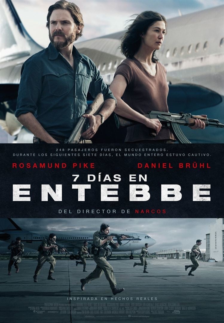 Các phim và chương trình truyền hình có sự tham gia của Rosamund Pike: 7 ngày ở Entebbe – Entebbe (2018)