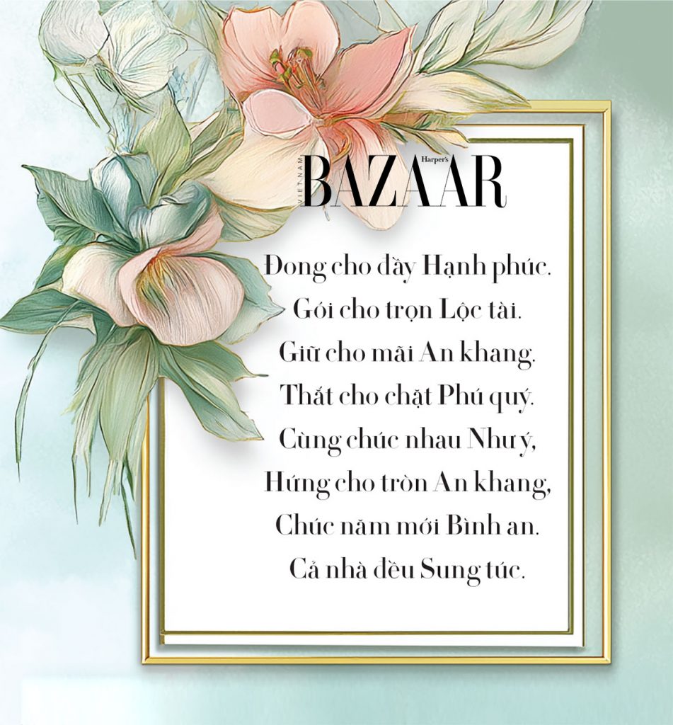 Chào năm mới 2025 với những câu thơ chúc Tết rộn ràng Harper's Bazaar