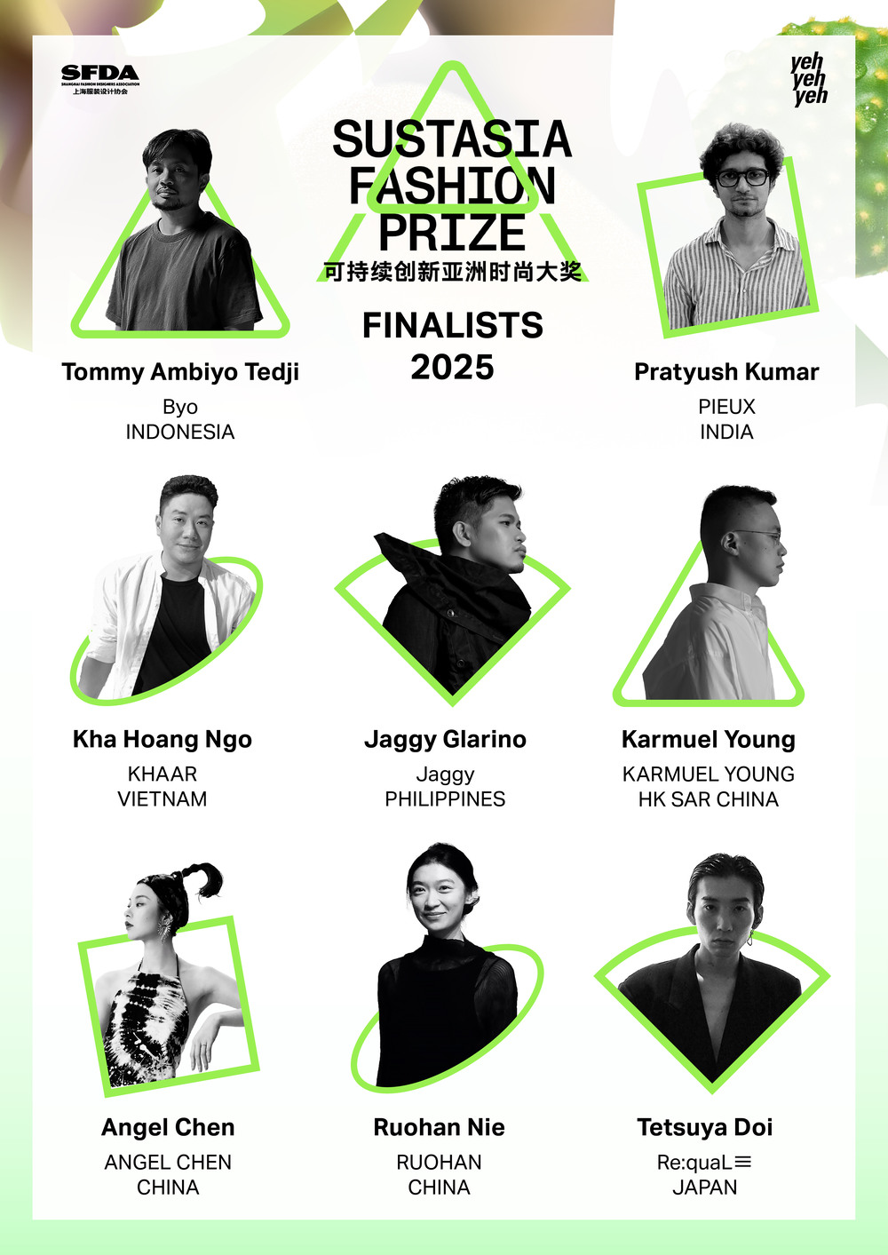 vertical_The eight finalists of SUSTASIA FASHION PRIZE