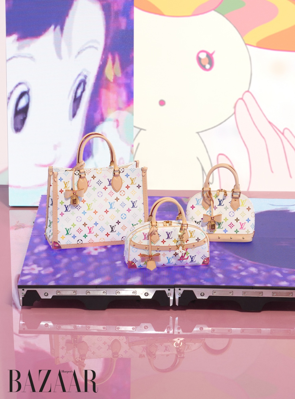 Các thiết kế trong bộ sưu tập Louis Vuitton x Murakami.