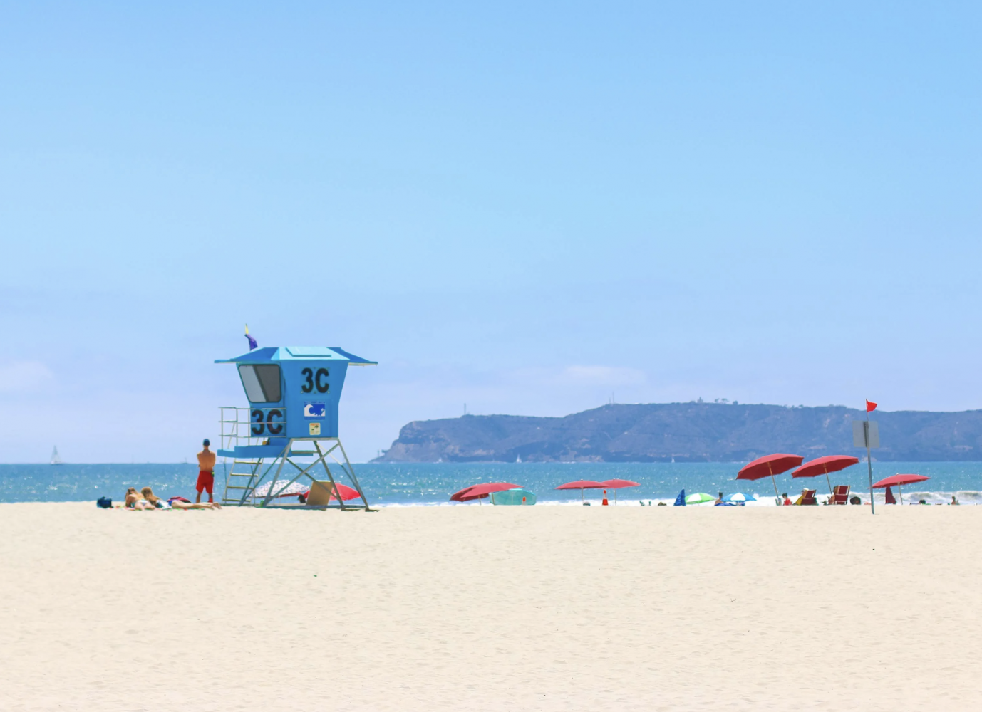 Bãi biển gần Los Angeles: Coronado Beach