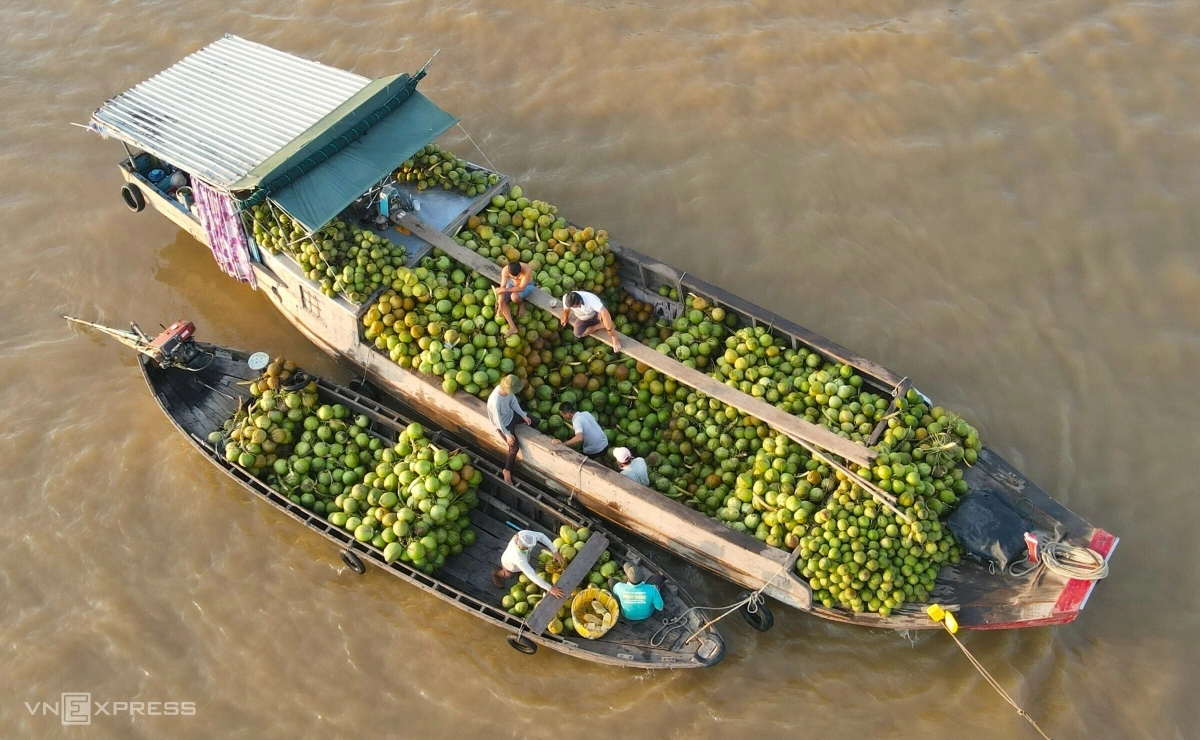 Chợ nổi Long Xuyên
