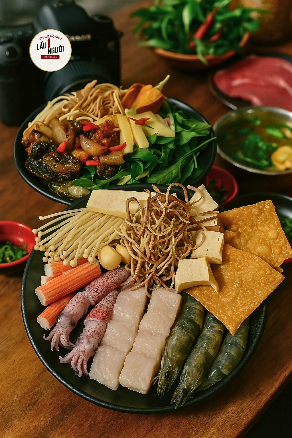 Nhà hàng ăn tối ngon ở Hải Phòng: Lẩu 1 người Single Hotpot