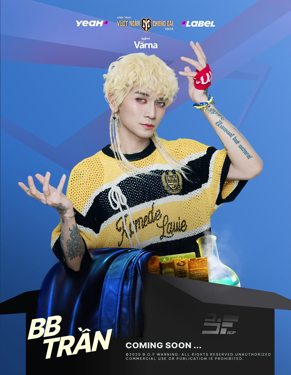 Nhóm nhạc B.O.F gây tò mò khi công bố hình ảnh debut trong teaser No Fair