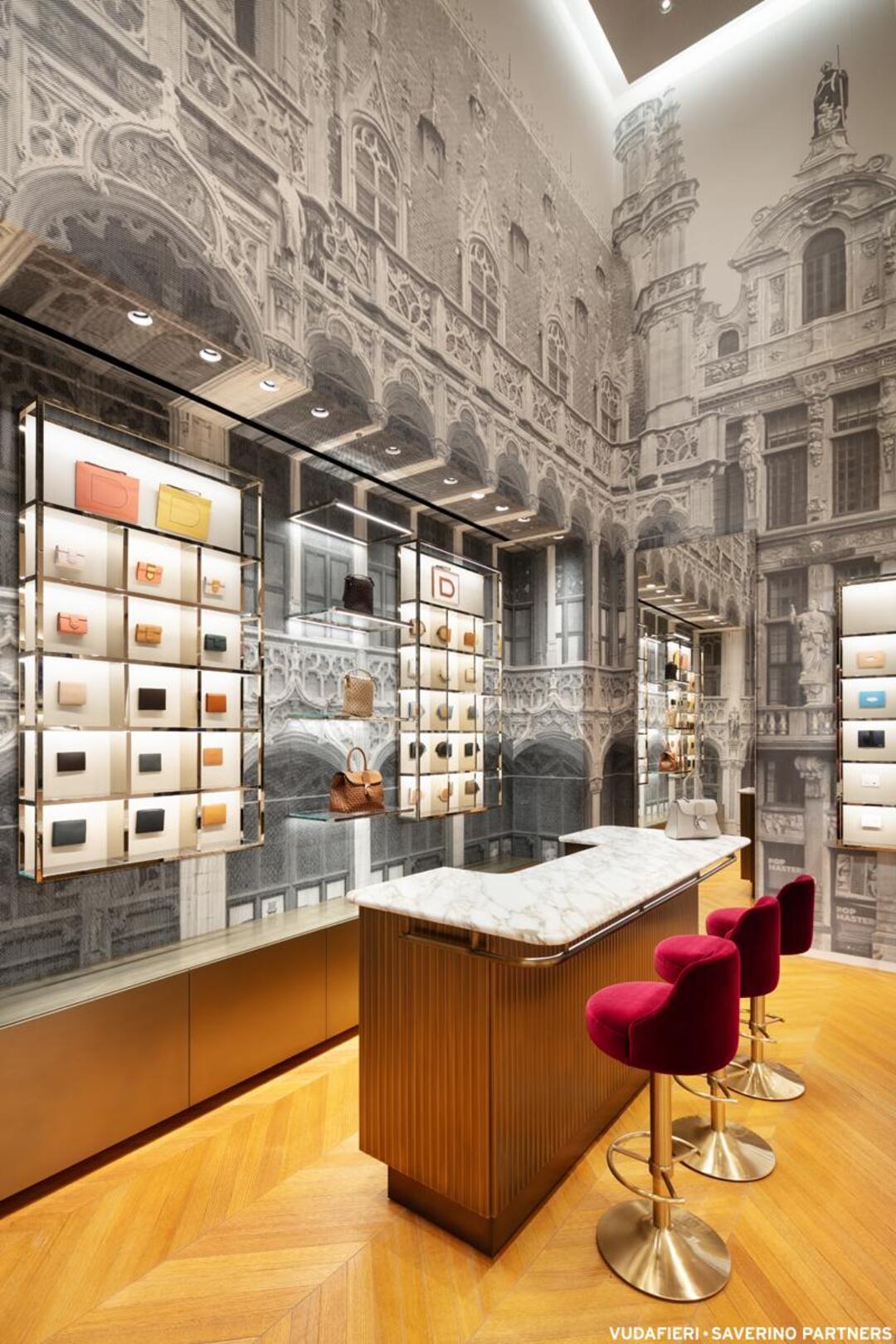 Cửa hàng Delvaux Tokyo, Nhật. Ảnh: Vudafieri Saverino Partners