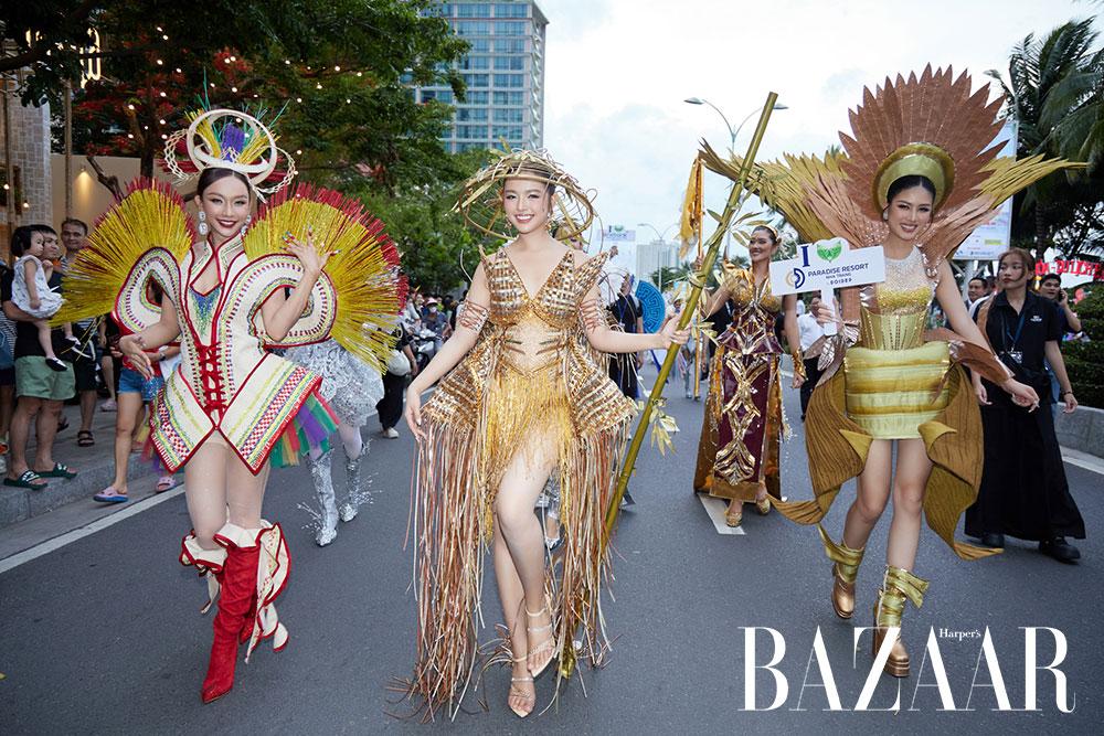 Mlee, Thể Thiên, “Anh tài” Bùi Công Nam khuấy động Miss Cosmo Carnival tại Nha Trang