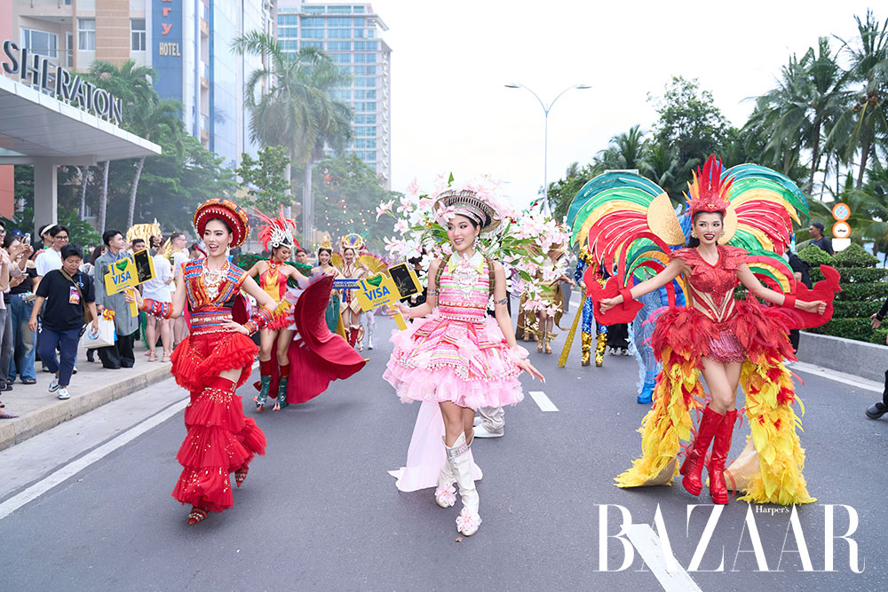 Mlee, Thể Thiên, “Anh tài” Bùi Công Nam khuấy động Miss Cosmo Carnival tại Nha Trang