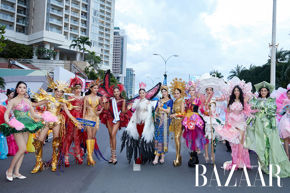 Mlee, Thể Thiên, “Anh tài” Bùi Công Nam khuấy động Miss Cosmo Carnival tại Nha Trang