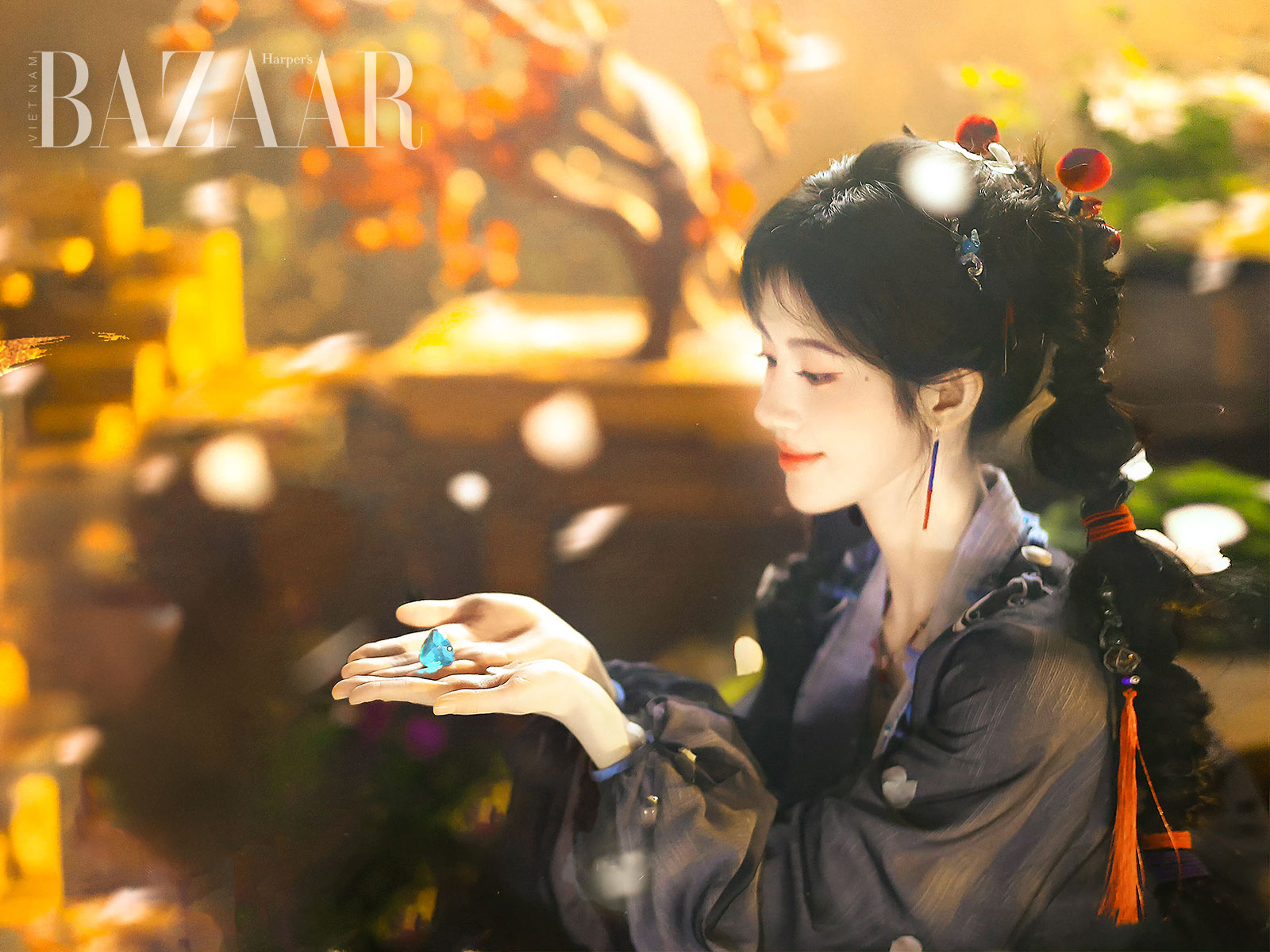 Cúc Tịnh Y vai A Đại. Ảnh: Weibo 祎只小甜橘y