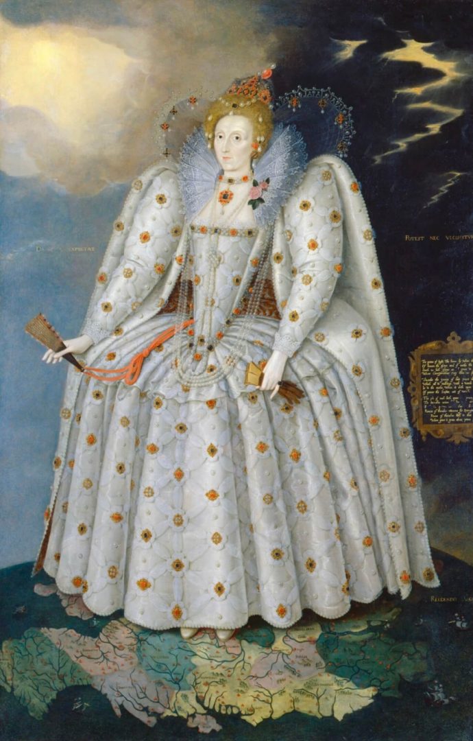 Chân dung Nữ hoàng Queen Elizabeth I, những năm 1590. 