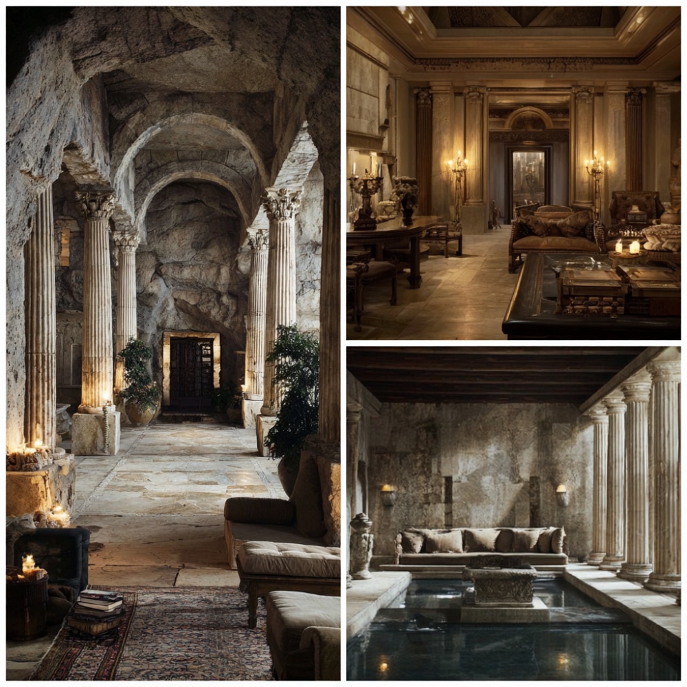 Lịch sử trang trí nội thất, Hy Lạp và La Mã cổ đại.