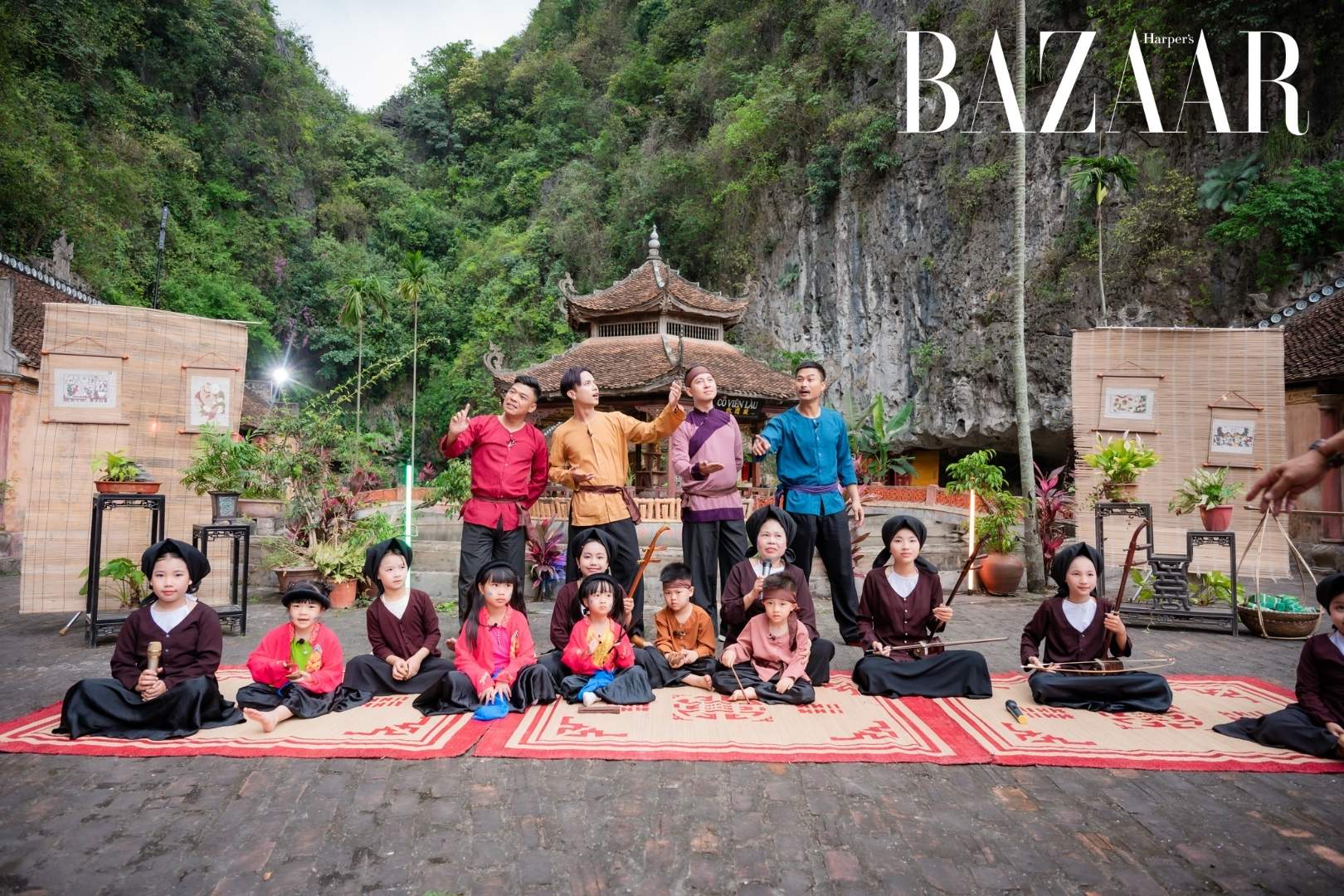 Bố ơi mình đi đâu thế? tập 9: Dàn cast lần đầu hát xẩm, xay bột làm bánh đa