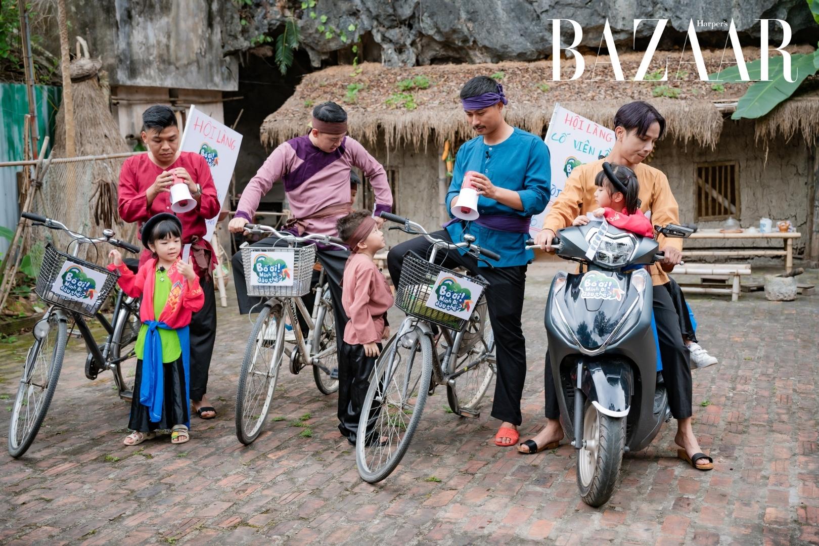 Bố ơi mình đi đâu thế? tập 9: Dàn cast lần đầu hát xẩm, xay bột làm bánh đa