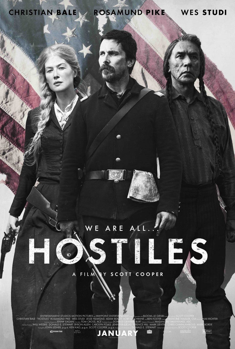 Các tập phim có sự tham gia của Christian Bale: Kẻ thù địch – Hostiles (2017)
