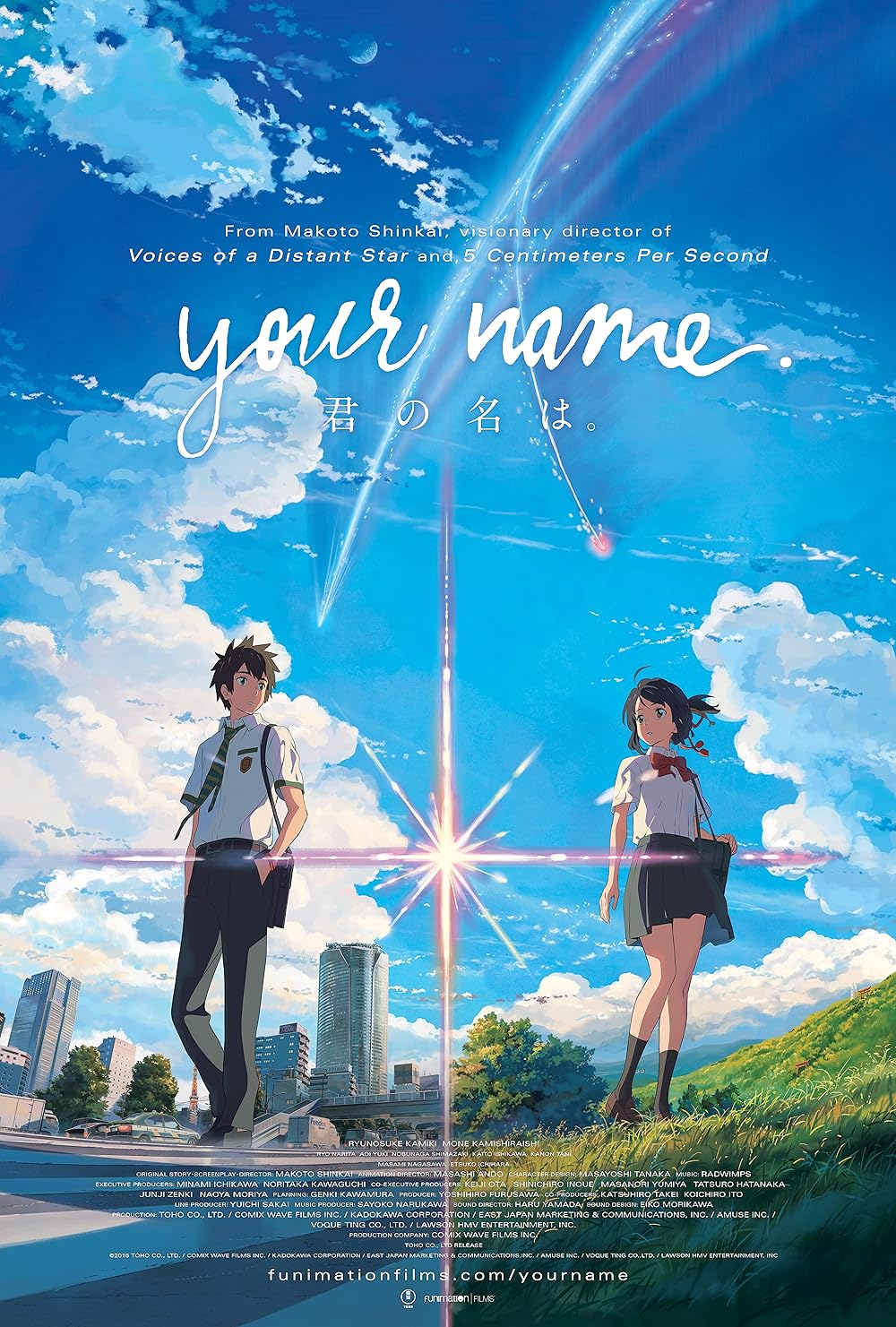 Các tập phim có sự tham gia của Shinkai Makoto: Tên cậu là gì? – Kimi no na wa (Your name, 2016)