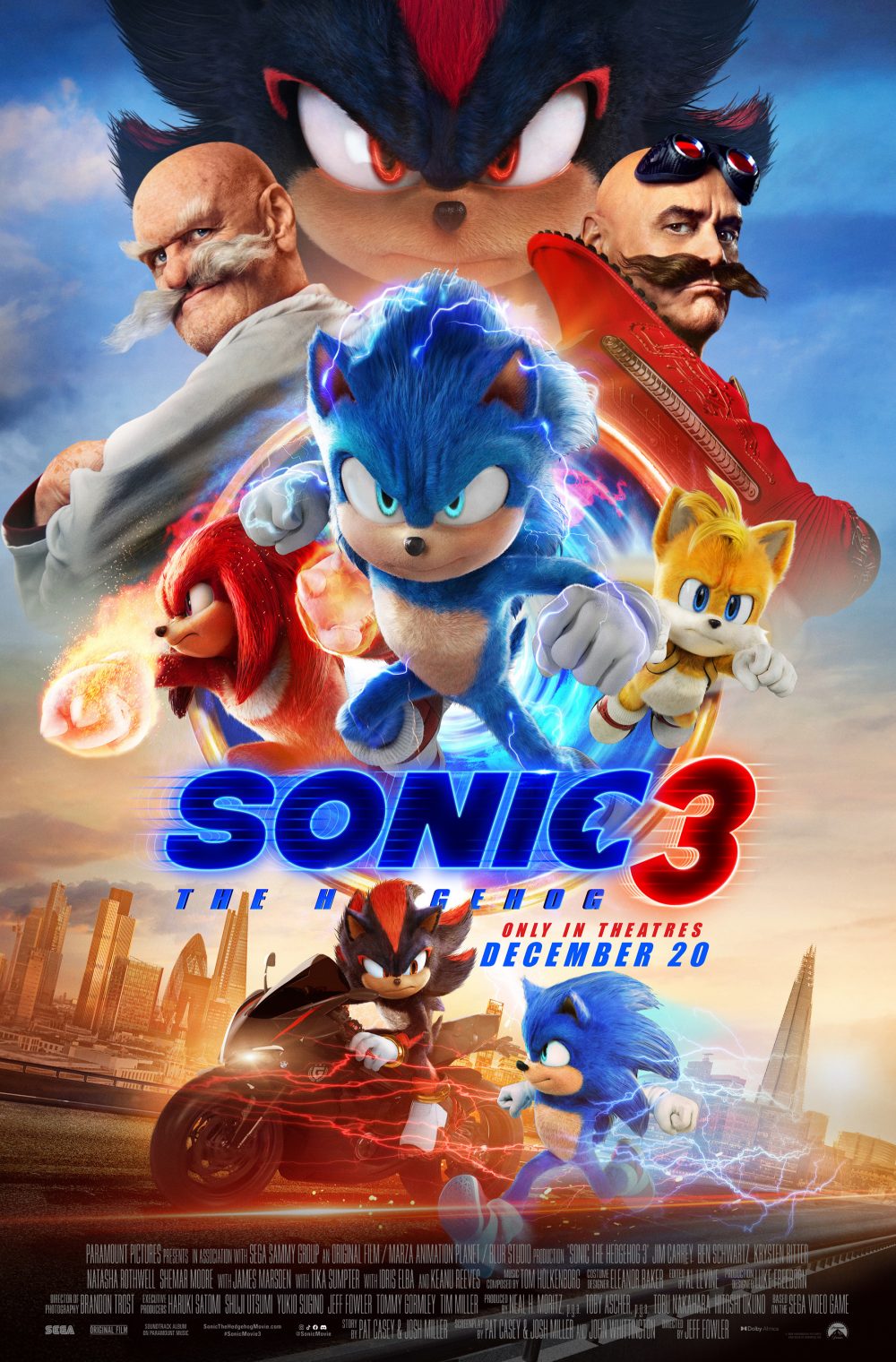 Jim Carrey phim: Nhím Sonic 3 – Sonic the Hedgehog 3 (2024)