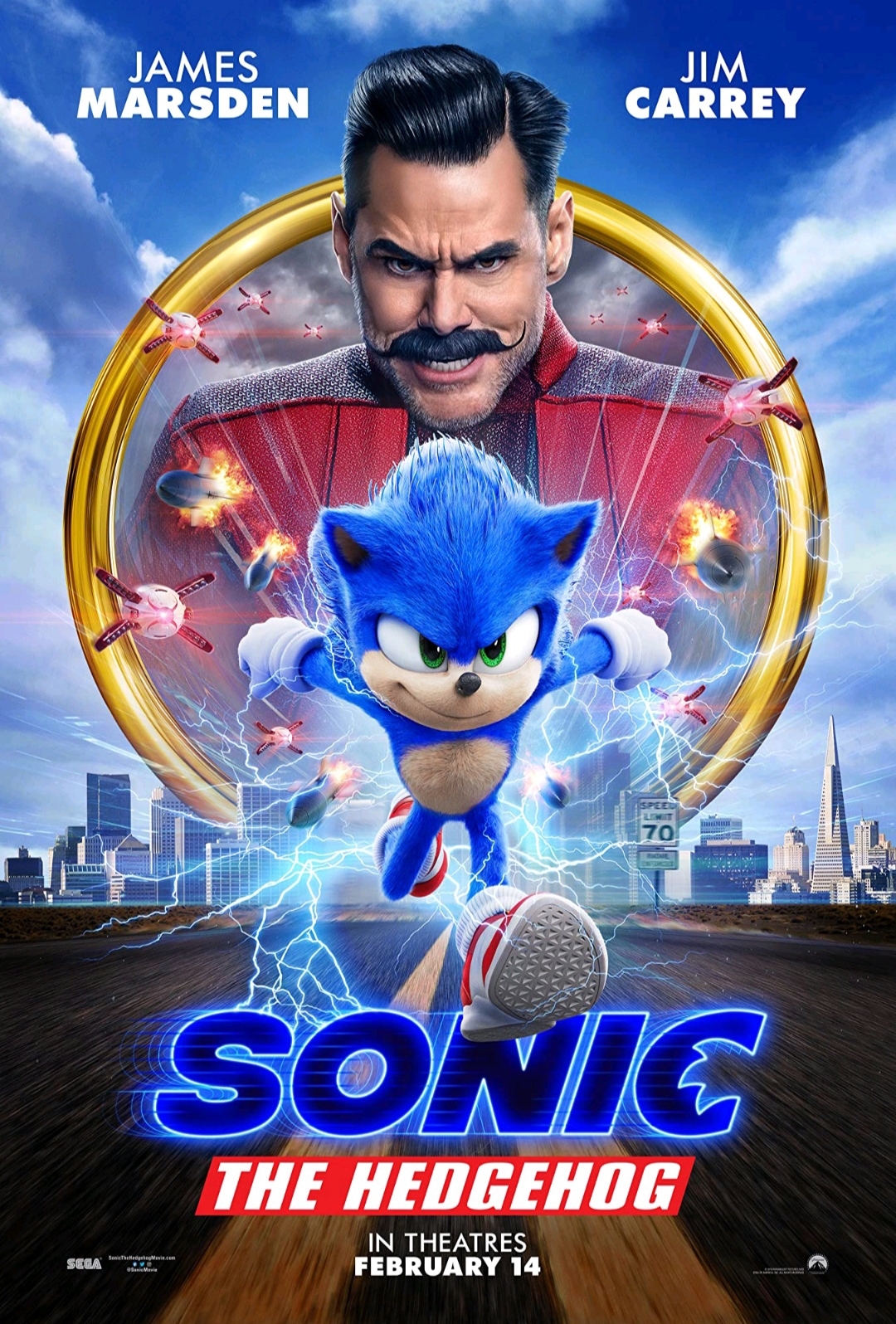 Phim Jim Carrey đóng: Nhím Sonic – Sonic the Hedgehog (2020)