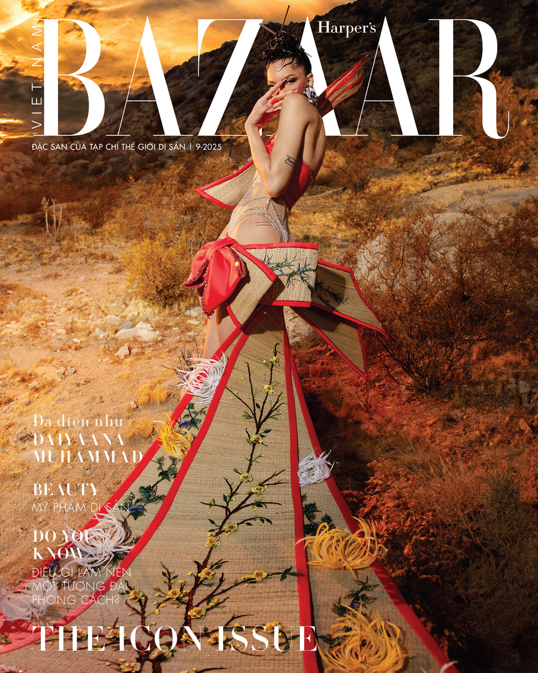 Daiyaana Muhammad, gương mặt trang bìa, Bazaar Việt Nam 9/2025